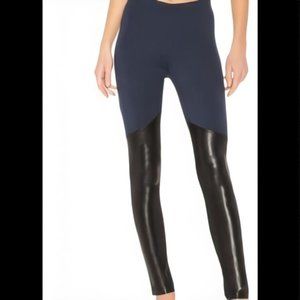 NWT BCBG HAWKINS FAUX LEATHER LEGGINGS